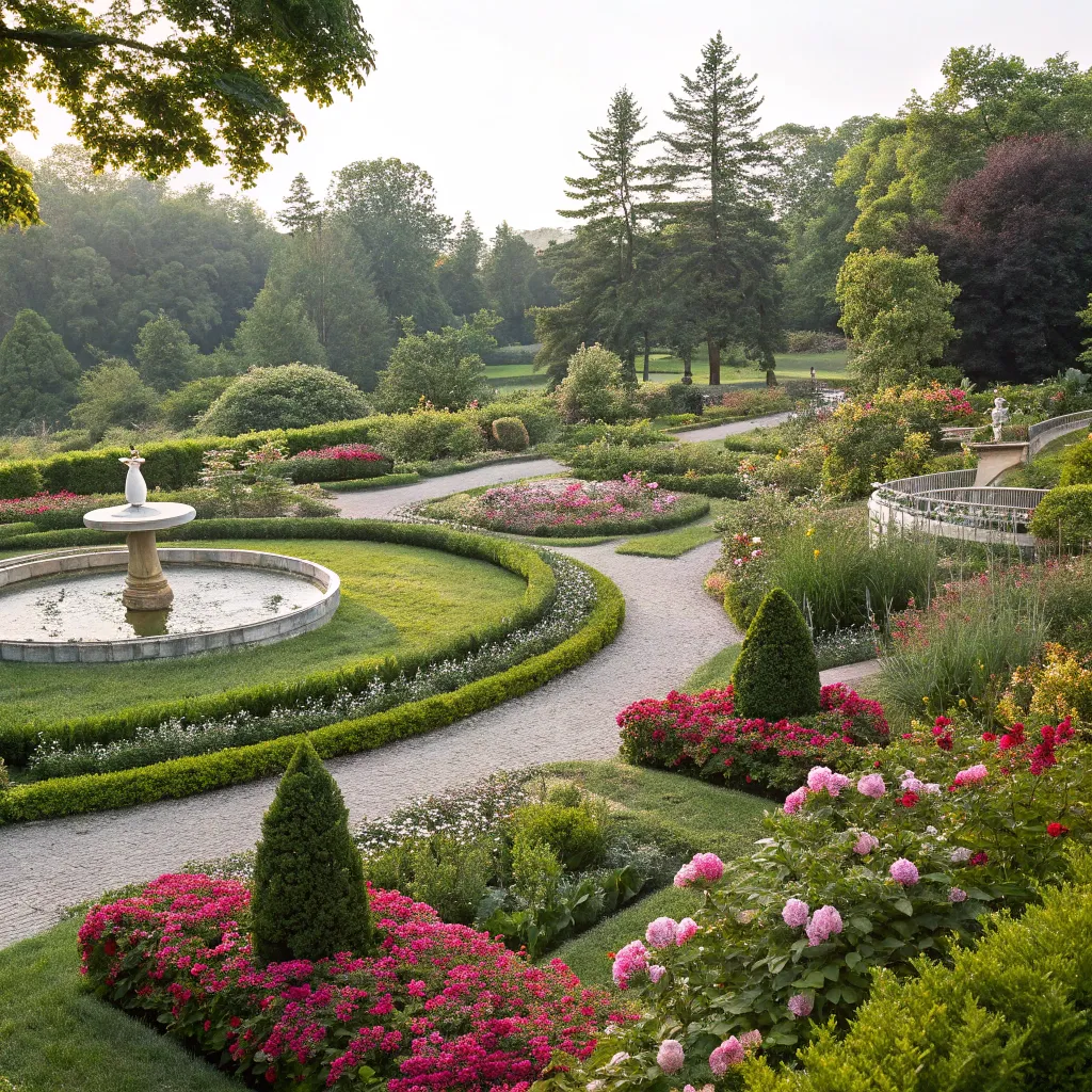 Beautiful designed garden